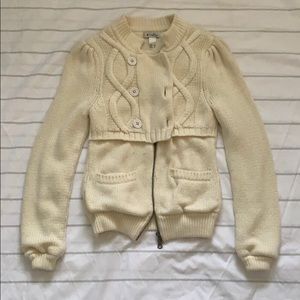 Oakley thick sweater knit jacket size XS